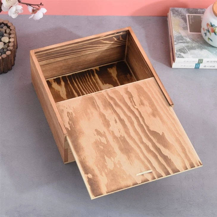 Custom Carbonized Pine Wood Slide factory