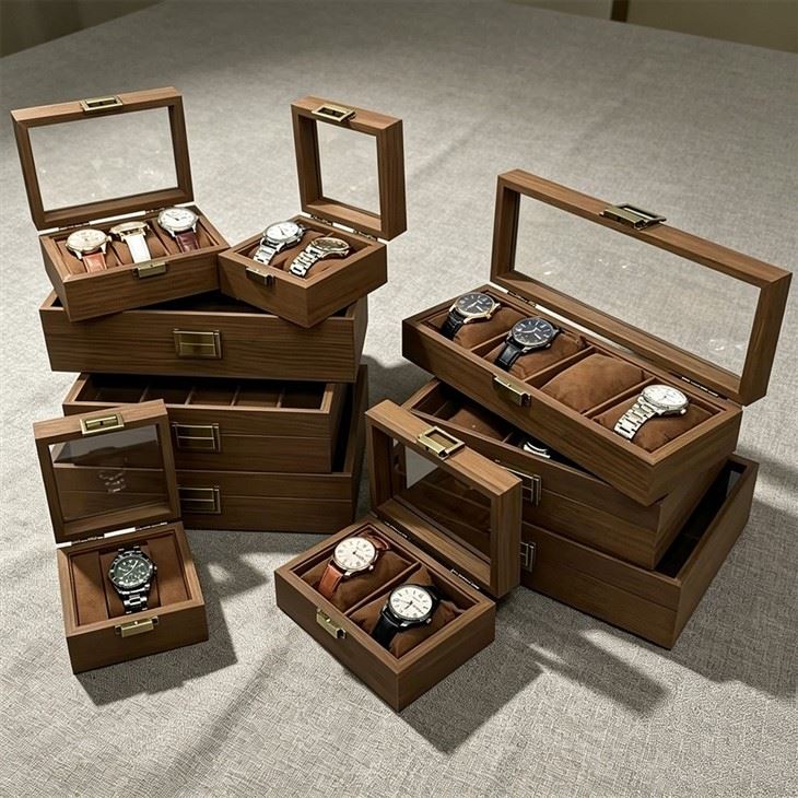 Two-piece Flip-top Watch Box high quality