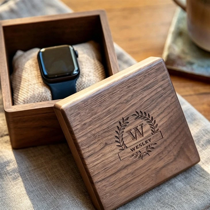 Walnut Watch Gift Wood Box high quality
